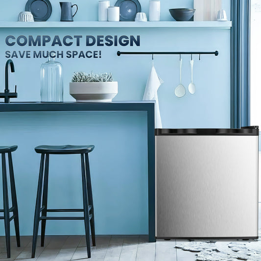 3.2 Cu.ft Compact Refrigerator with Top Door Freezer,Freestanding