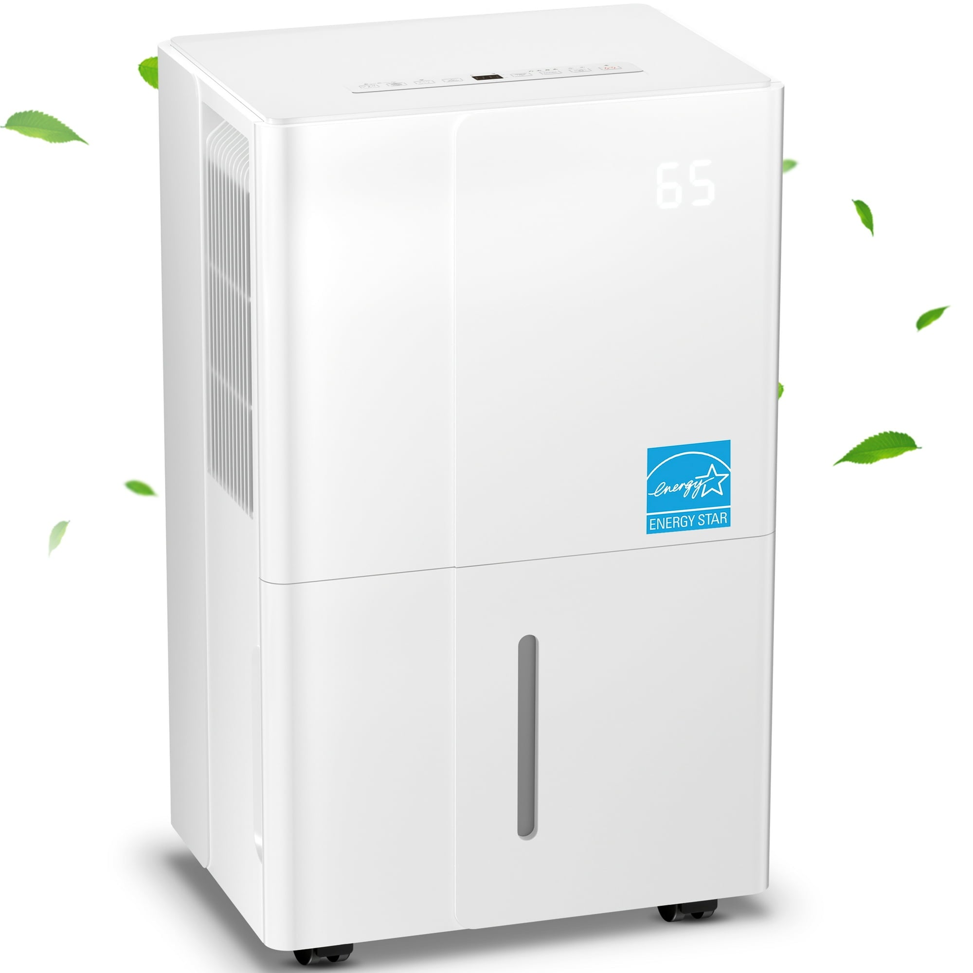 Auseo 80 Pint Dehumidifier, 3000 Sq.ft, 24-Hour Timer and Sleep Mode, Filter Cleaning, Basement/Bedroom