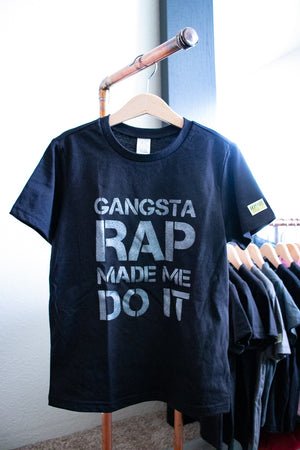 gangsta rap made me do it tee