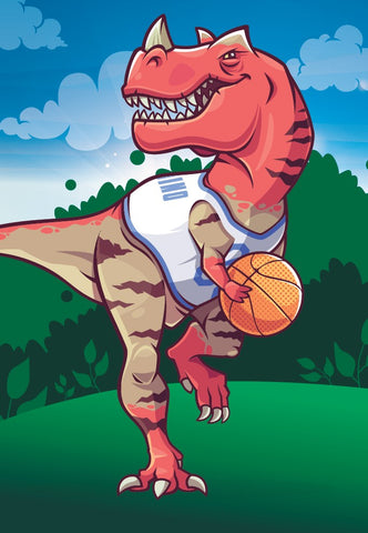 Ceratosaurus playing ball