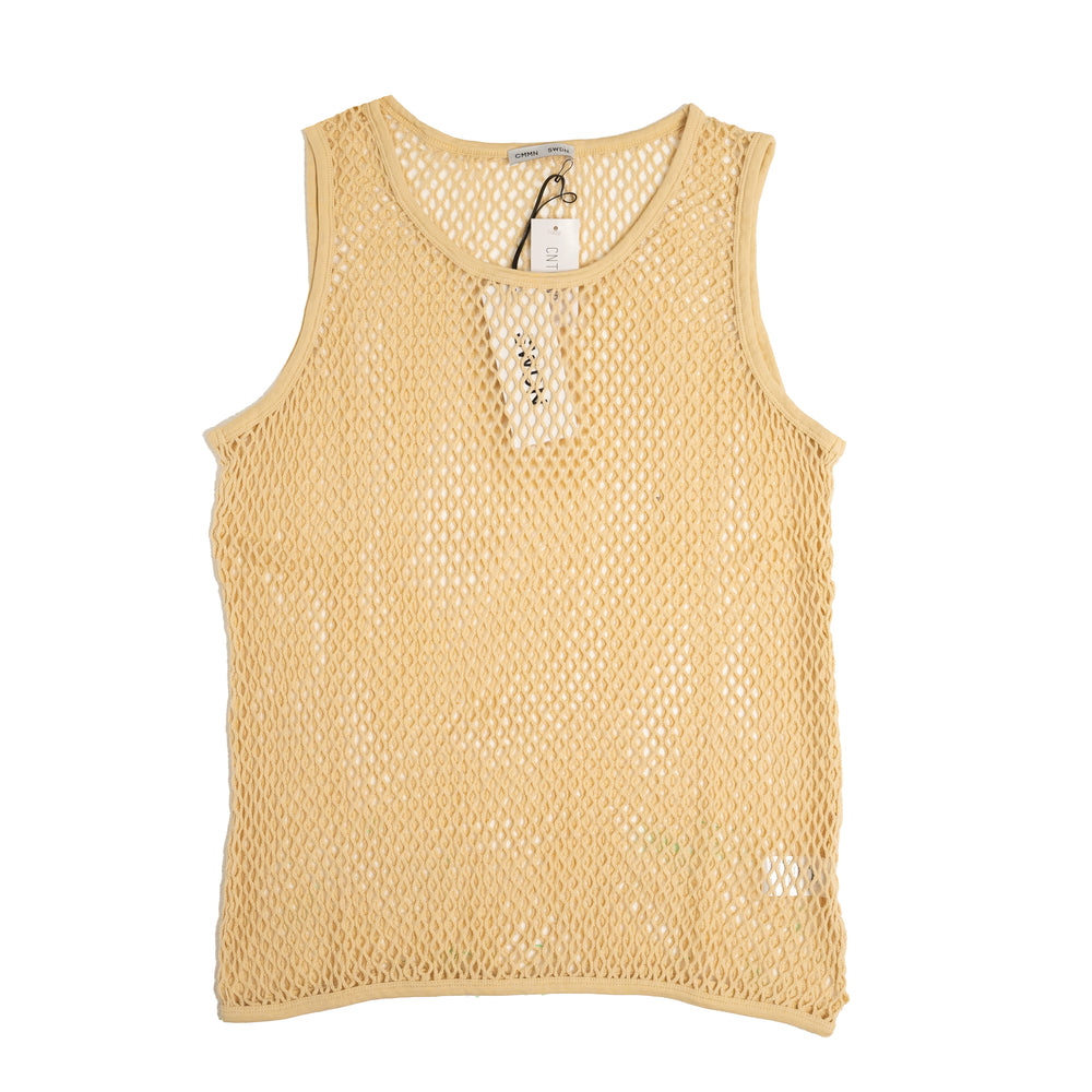 ディズニーコレクション CMMN SWDN TANK KNITTED LACE VEST WHITE S