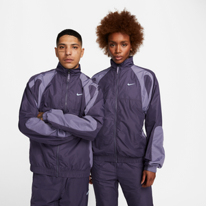 Nike NOCTA Nylon Track Jacket In Dark Raisin