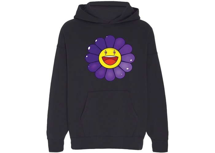 black flower hoodie