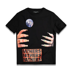 RAF SIMONS Archive Redux Graphic Nails T-Shirt In Black