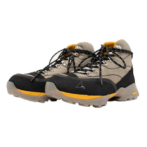 ROA Andreas Strap Boots In Grey/Mustard