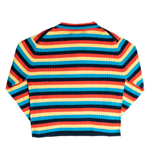 Wales Bonner Choir Sweater In Blue Stripe