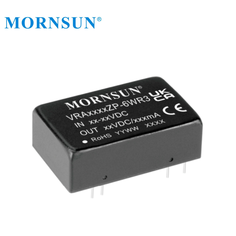 Mornsun VRA2412ZP-6WR3 Dual Output 6W DC DC Converter 36V 25V 24V to 12V Step Down Boost Converter