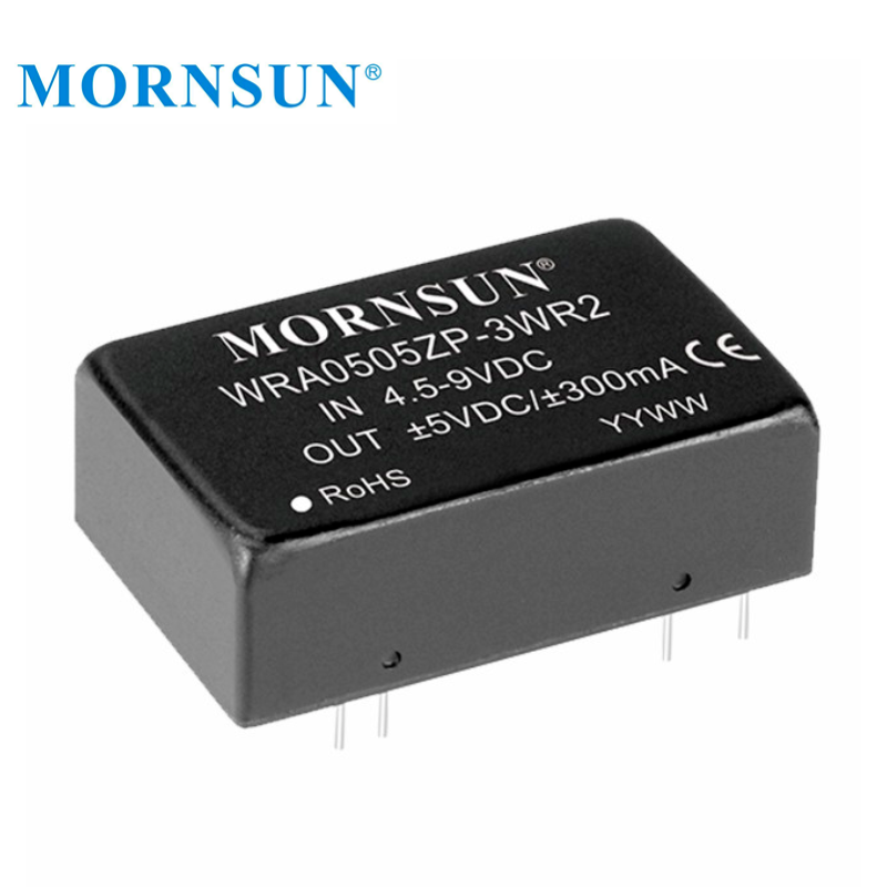 Mornsun WRA0505ZP-3WR2 DUAL Output 4.5V-9V 6V 5V DC to 5V DC Power Supply Converter 3W