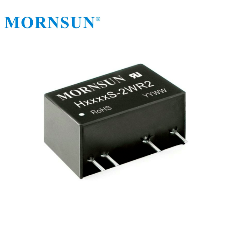 Mornsun H1212S-2WR2 Fixed Input 2W 12V Input 12VDC To 12V 2W DC to DC Converter