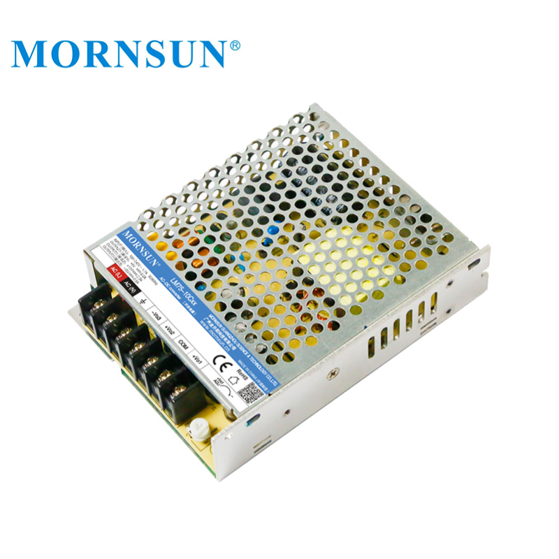 Mornsun SMPS 3 Output LM75-10C052412-15 Triple Output 5V 12V 24V 75W Enclosed AC DC Switching Power Supply