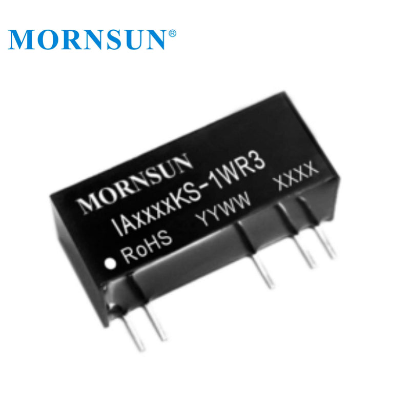Mornsun IA2405KS-1WR3 Fixed Input 24V to 5V 1W Power Supply DUAL Output 24V to 5V 1W DC DC Converter for Industrial Control