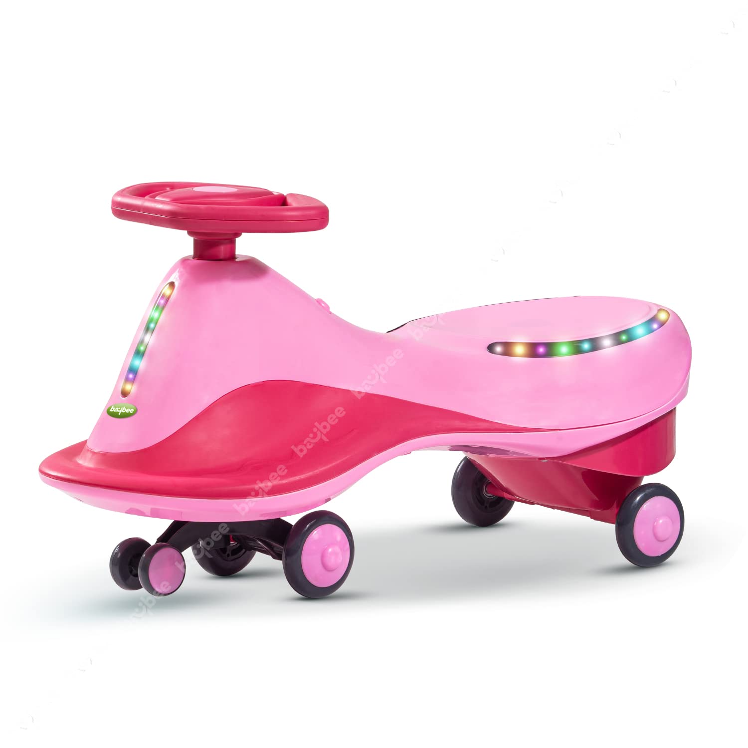 Madzo Ride on Magic Cars for Kids/Baby, Ride on Baby Car with Led