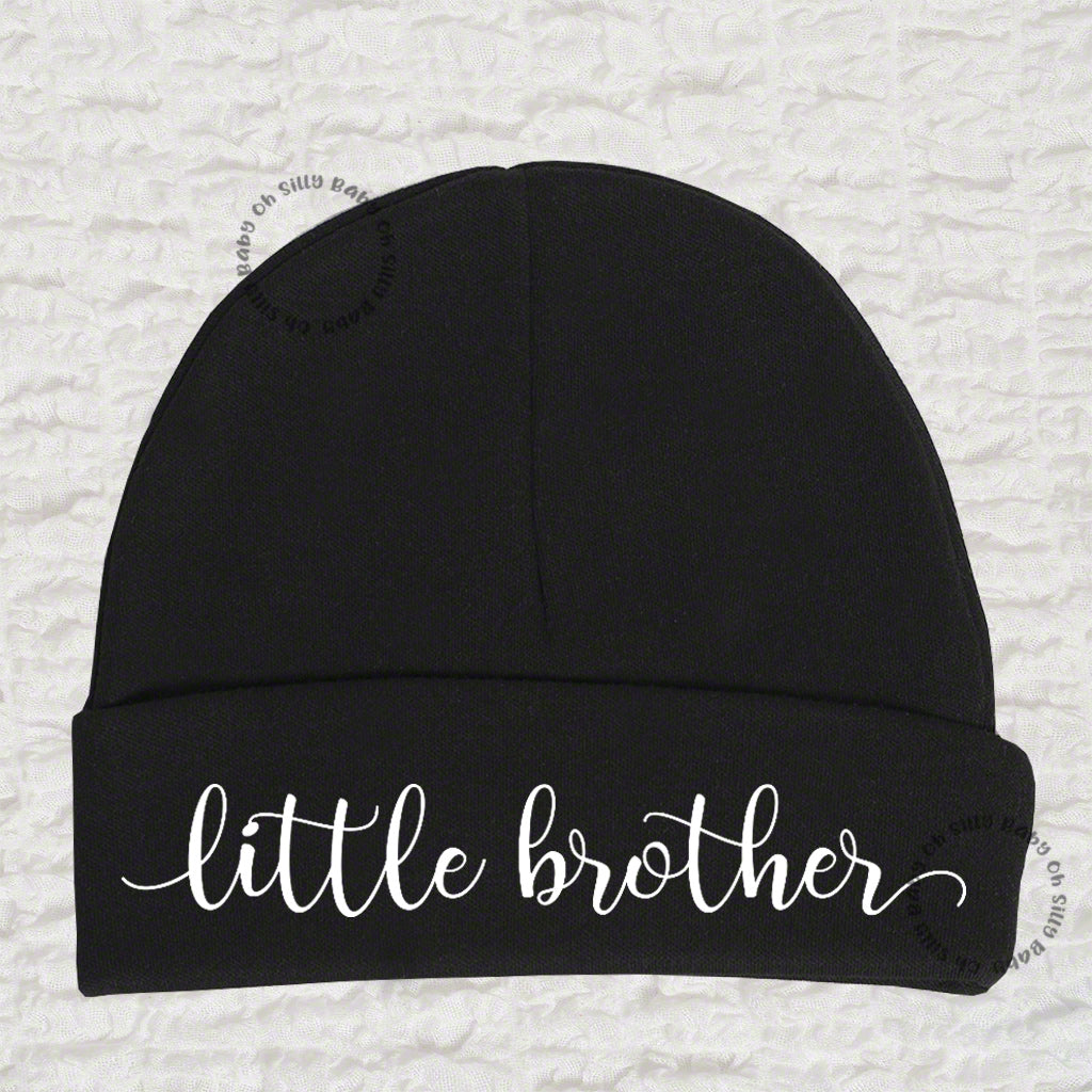 baby black beanie hat