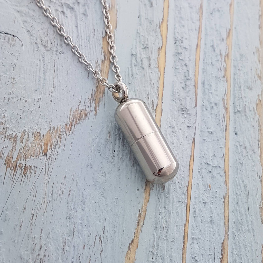 Pill Vial Pendant Necklace – justvial