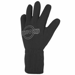 Five Finger Black Waterproof Left-Handed Massager Glove