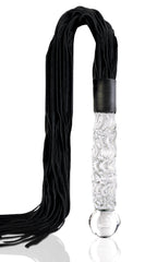 Icicles No. 38 Glass Handled Whip and Dildo