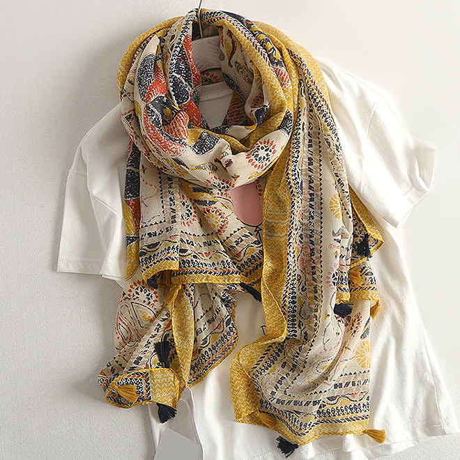 bohemian scarf