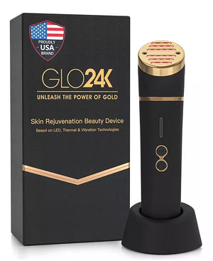 Glo24K Skin Rejuvenation LED Beauty Device Face - Global Beauty Box