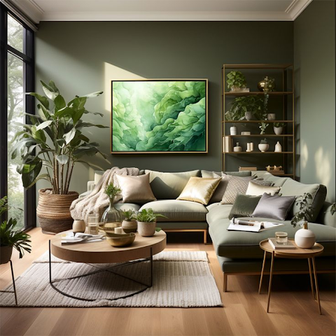 Green Plants interior decor