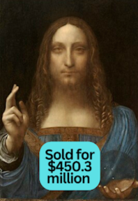 Leonardo da Vinci's “Salvator Mundi” sold on Wednesday night for $450.3 million