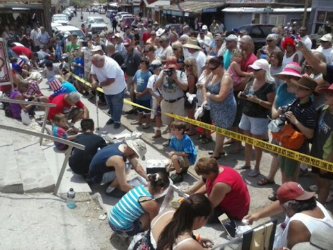 Sidewalk Egg Fry competition picture