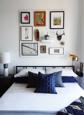 Use A Pegboard on a wall