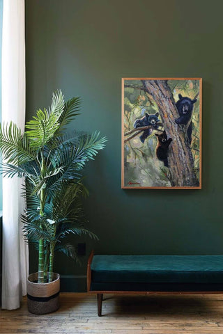 abstract bear paintings