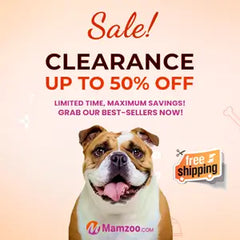 Pet Supply Coupon Mamzoo Dog Shop Sale Banner - Pet Supplies Coupon 2023 and Free Shipping