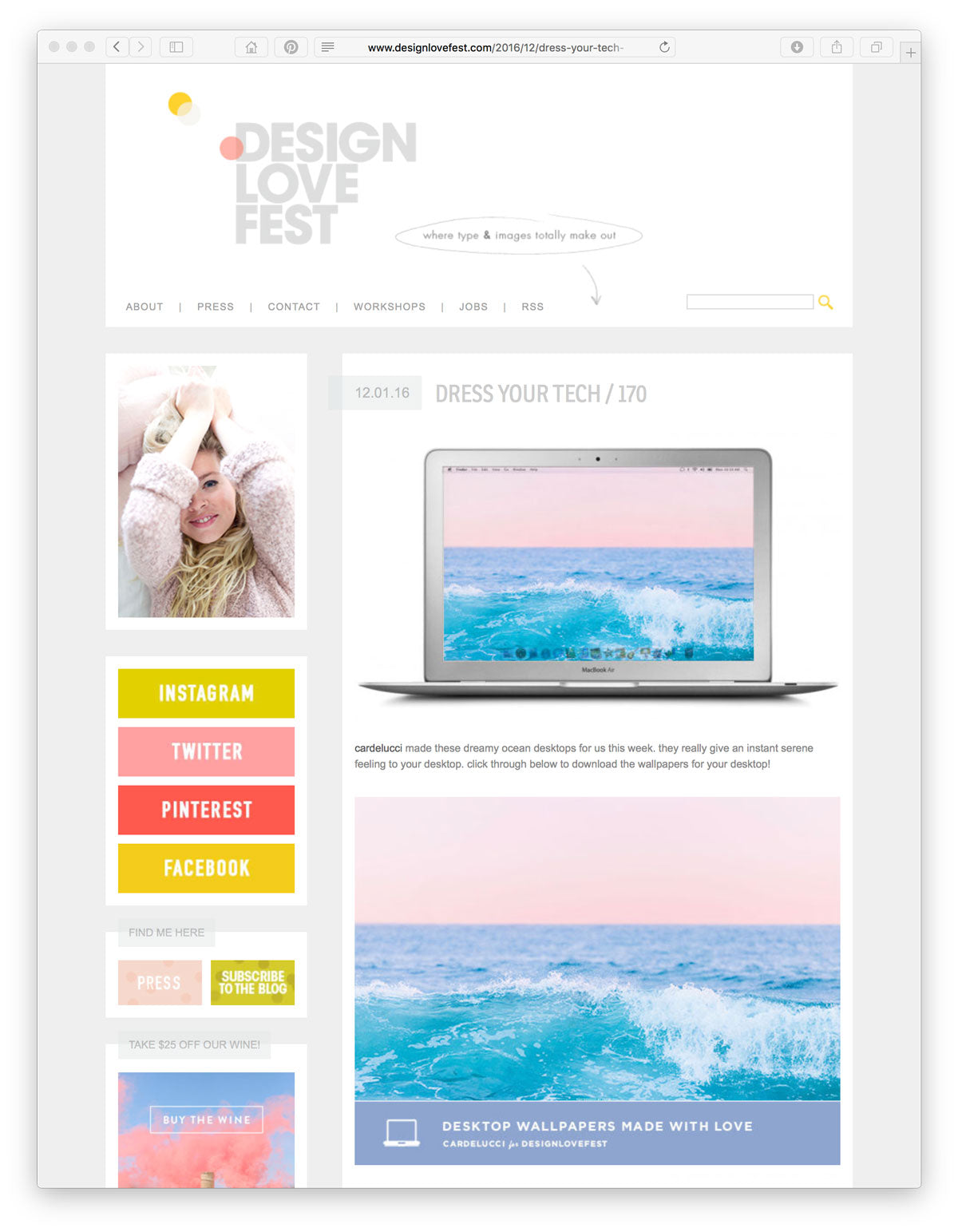 My Work as Desktop Wallpapers on Designlovefest  lindsaygardnerartcom
