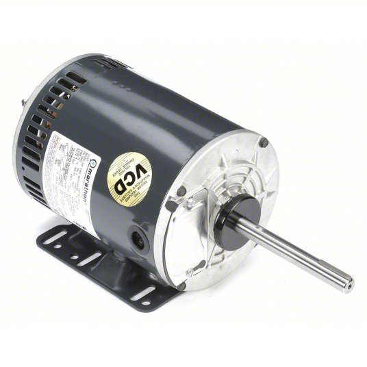 Marathon 056T11O5305 Condenser Fan Motor Band/Stud Mount, Open Air-Over, 1 HP, 1,140 Nameplate RPM, Auto