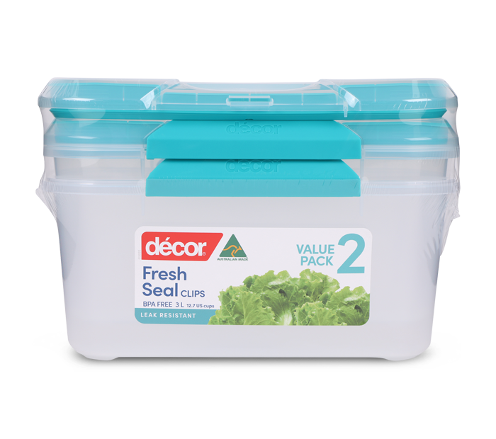 Decor Tellfresh Cereal Container, 3L, Clear