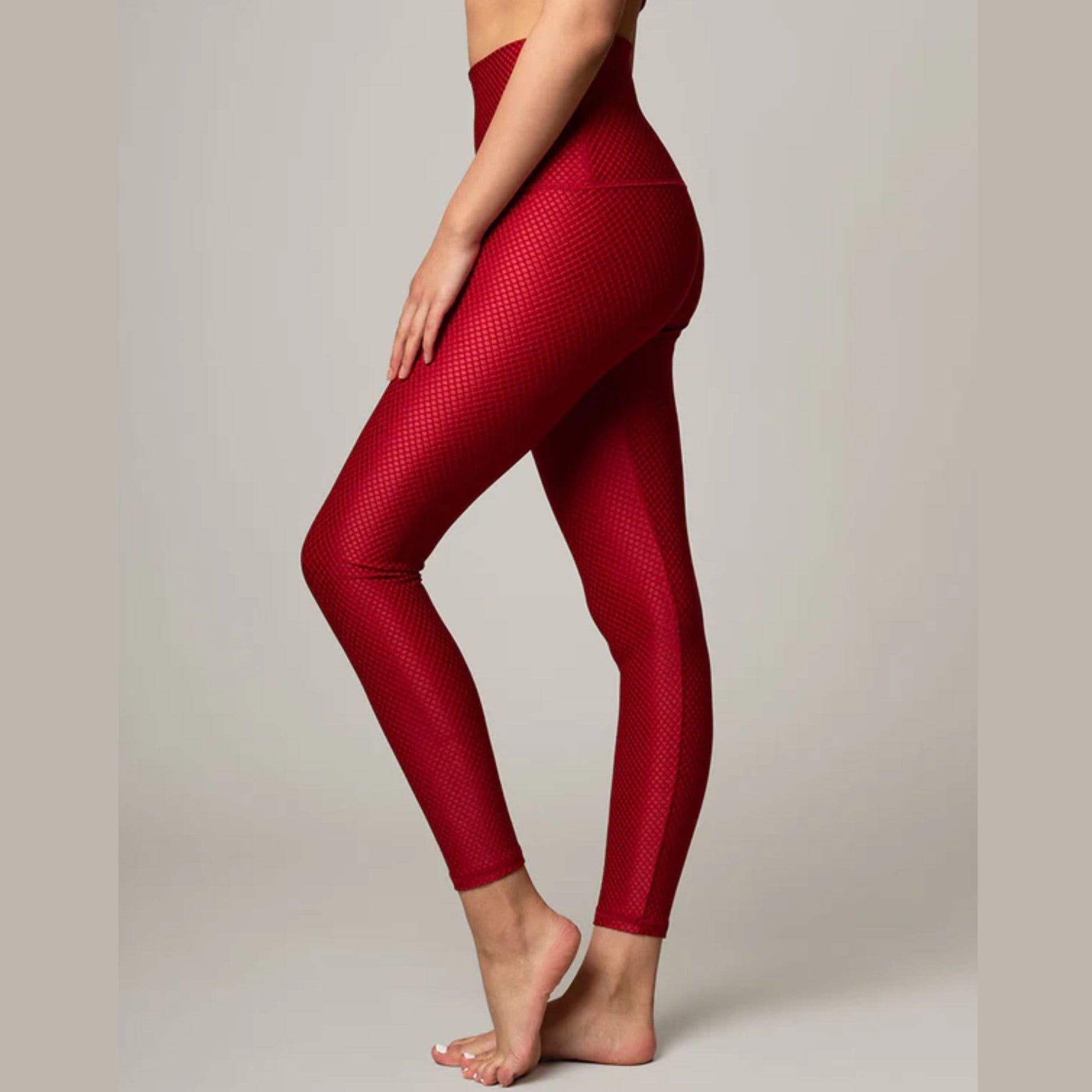 Ruby Diamonds Jacquard Legging