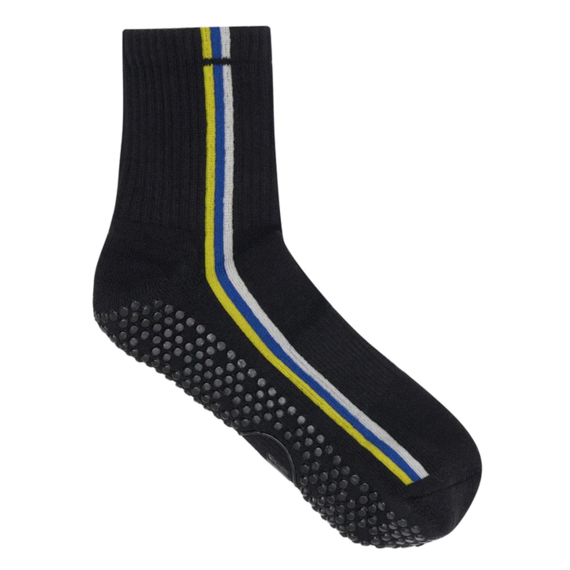 Unisex Crew Grip Socks - Stripes (Barre / Pilates)