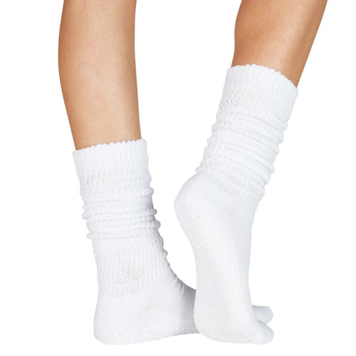 Happy Hour Crew Grip Sock - Pointe Studio - simplyWORKOUT