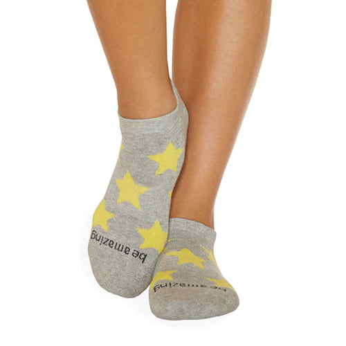 Be Fearless Stellar Amethyst Grip Sock - Sticky Be - simplyWORKOUT