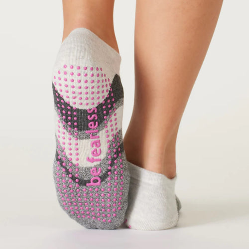 The Harlow Grip Sock Evil Eye- Lucky Honey – SIMPLYWORKOUT