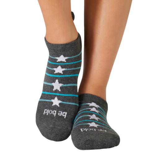 Be Grateful POM POM Ember Grip Socks - Sticky Be - simplyWORKOUT –  SIMPLYWORKOUT