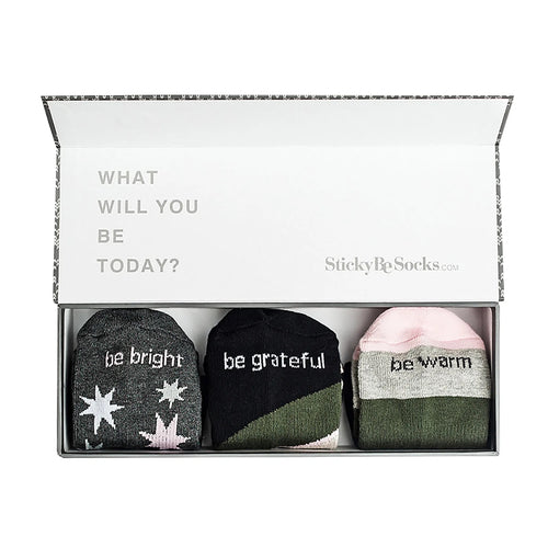 Be Grateful Luna Taffy Grip Socks - Sticky Be - simplyWORKOUT –  SIMPLYWORKOUT