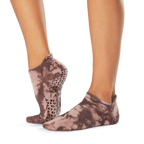 Savvy Grip Socks Charcoal Leopard - Tavi Noir - simplyWORKOUT