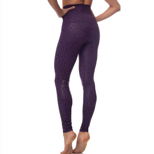 EMILY HSU - Lace Foil Legging on @simplyWORKOUT – SIMPLYWORKOUT