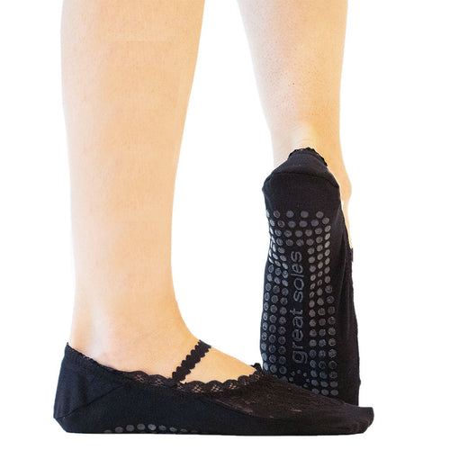 Ohicki Pilates Grip Socks, Soft Sole Lightweight Pilates Shoes Shockproof  Grip Shoes