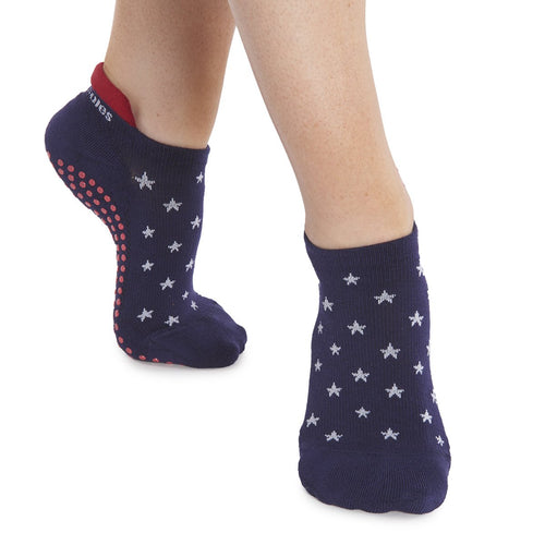 TAVI Barbie Grip Savvy Socks for Barre, Pilates, and Yoga Size Medium W  8.5-10.5