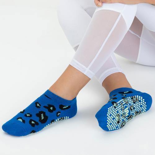 Blue Grip Socks  Non-Slip Grip For Yoga & Pilates - Cheeky Winx