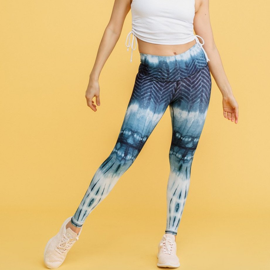 Camo Barefoot Leggings Midnight - Niyama Sol - simplyWORKOUT