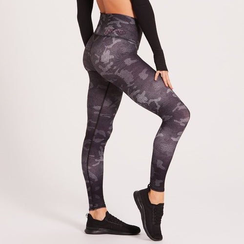 Workout Ready Camo Print Tights - Sedona Rose