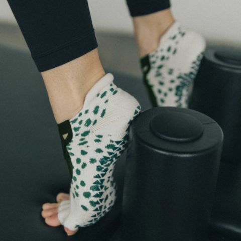 Clean Cut Toeless Grip Sock From Pointe Studio