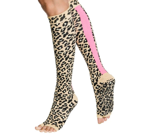 Tavi Noir Jane Knee High Grip Socks Navy BLUE Size Small Women's 6-8 NEW  $28