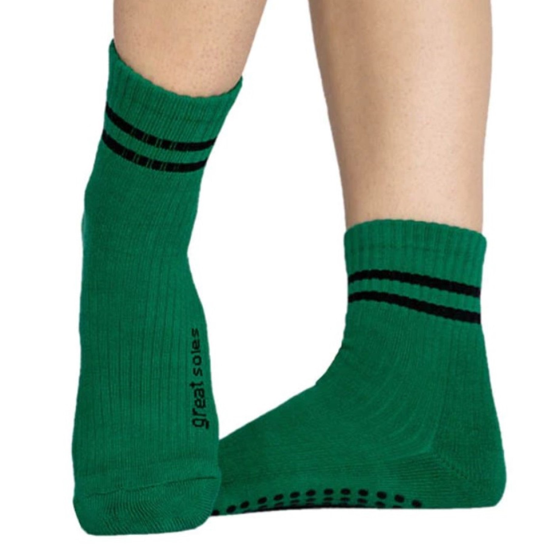 Greer Ankle Crew Grip Sock - (Barre / Pilates)