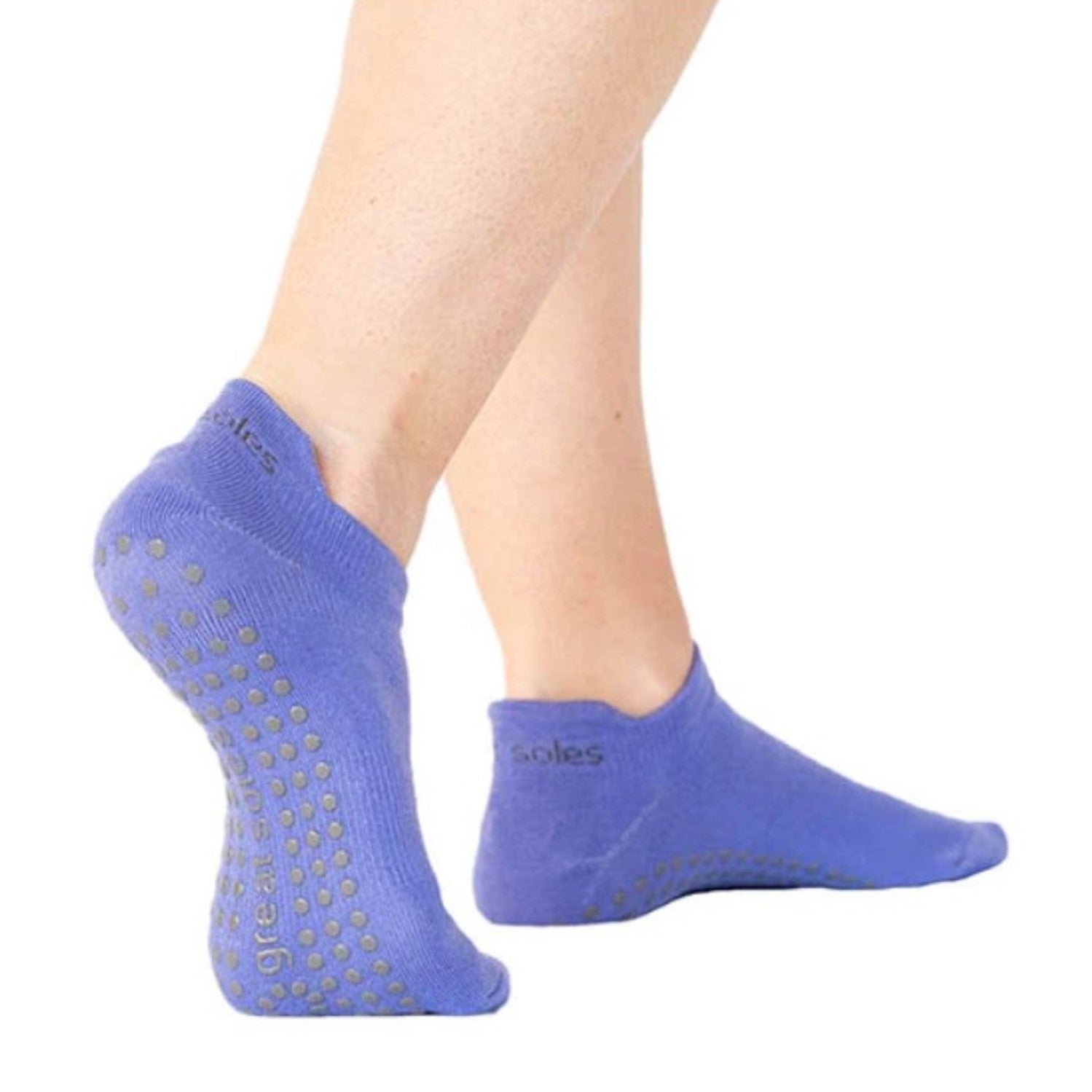 Emery Tab Back Grip Socks (Barre / Pilates)