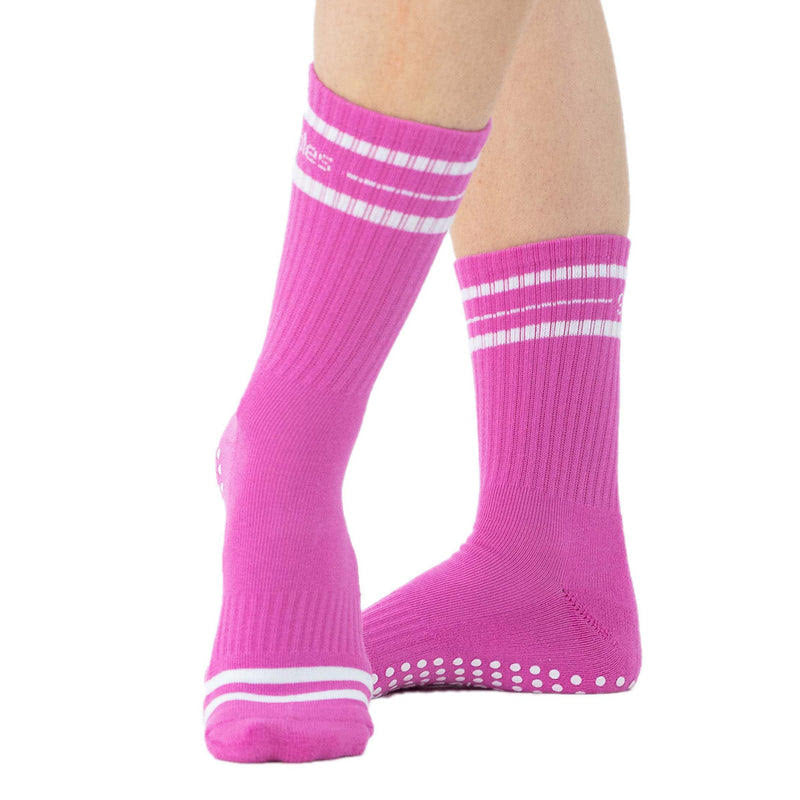 Jess Crew Grip Sock (Barre / Pilates)